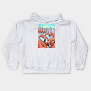 Flamingos Kids Hoodie